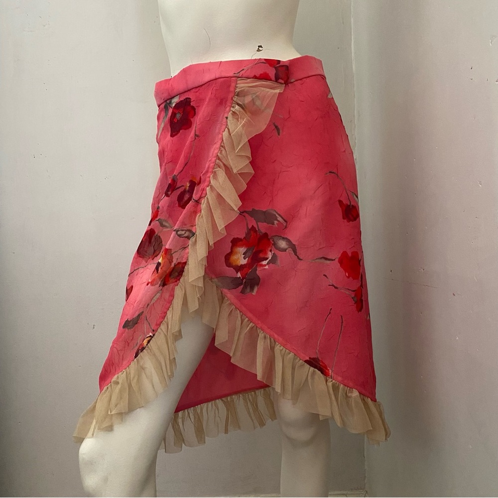 Victorian Rose Ruffle Skirt